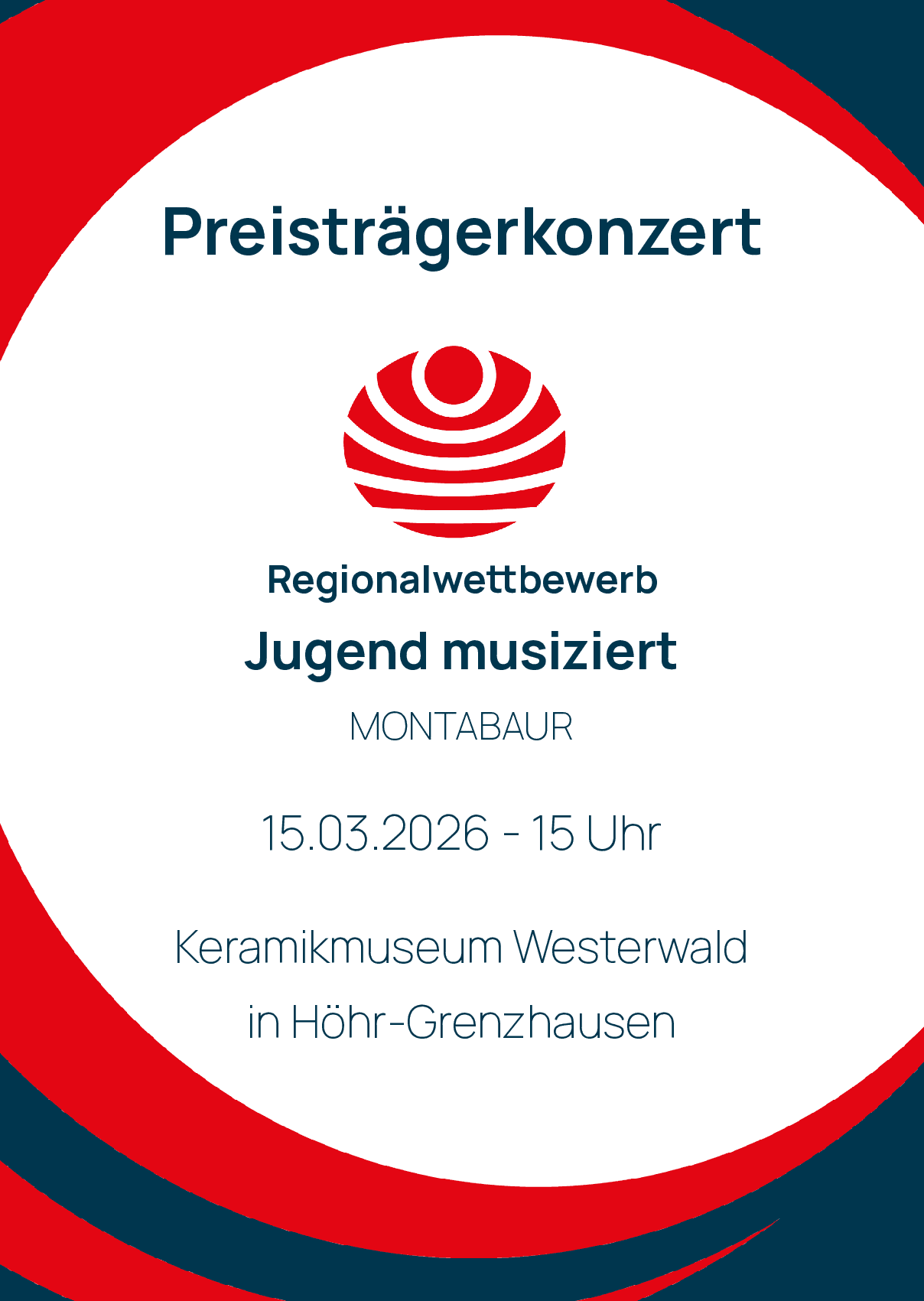 Plakat Preisträgerkonzert 2026